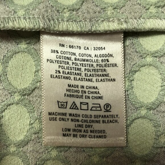 NWOT Anthropologie Maeve Jacquard Gray Green Pleated Flare Seren Skirt Size Lge - Picture 6 of 11